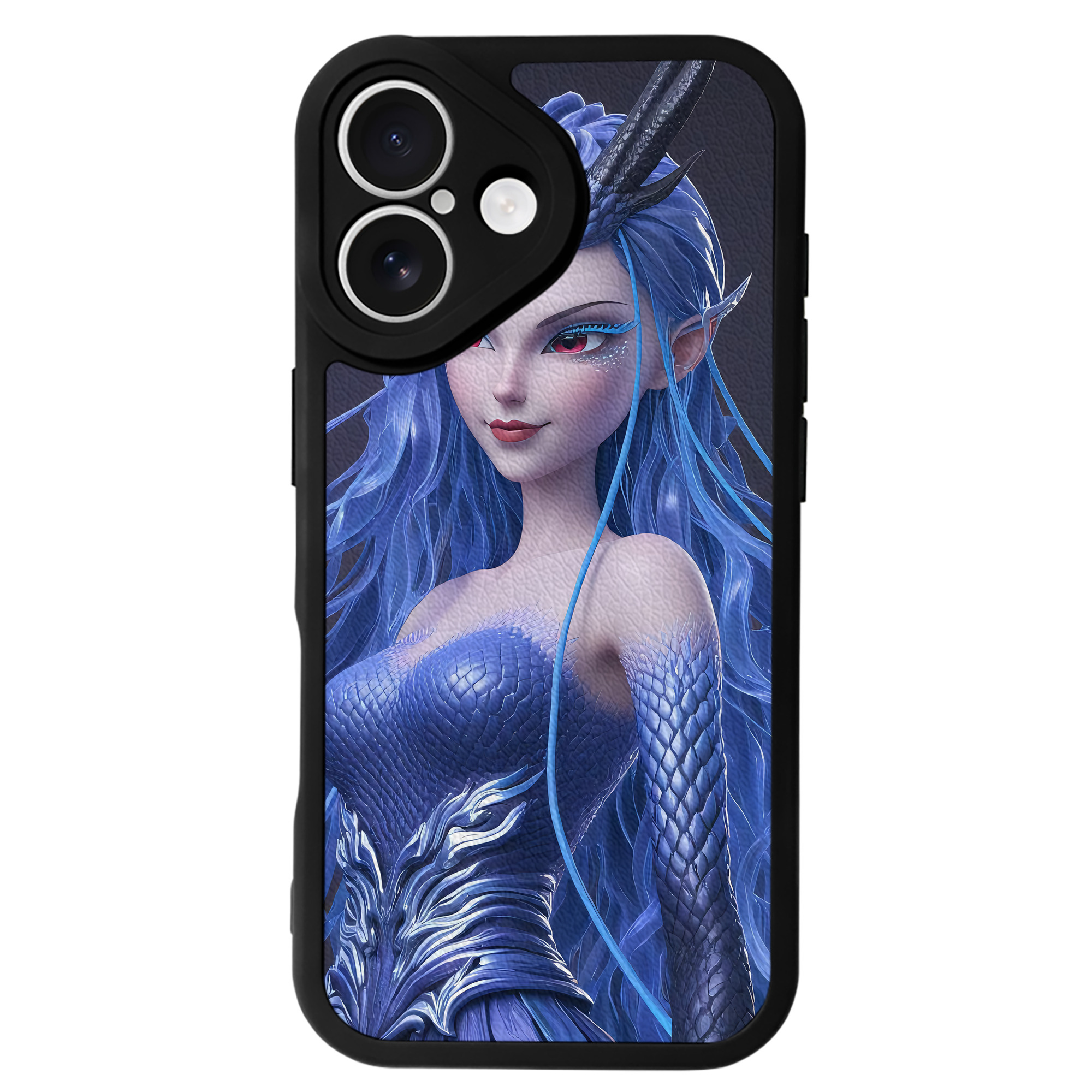 （画像用） Ne Zha 2 ナタ 魔童の大暴れ 【iPhone 16シリーズ対応】シリコンスマホケース（レザー調） 材質：シリコン